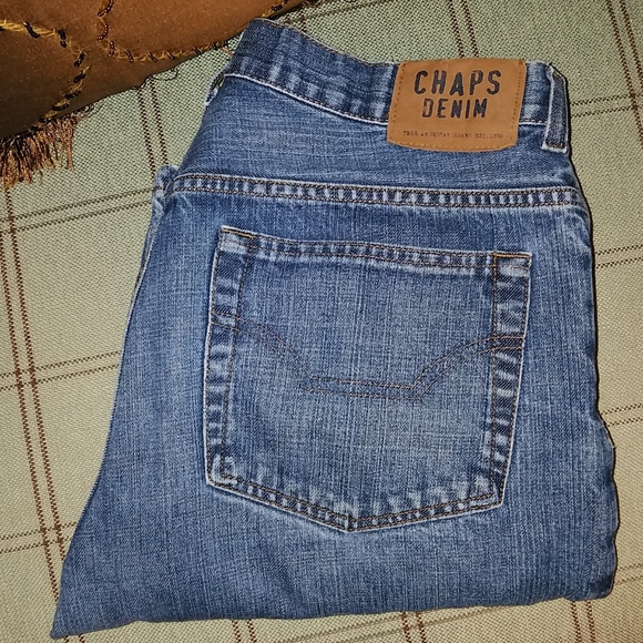 Chaps denim straight fit jeans Clearance